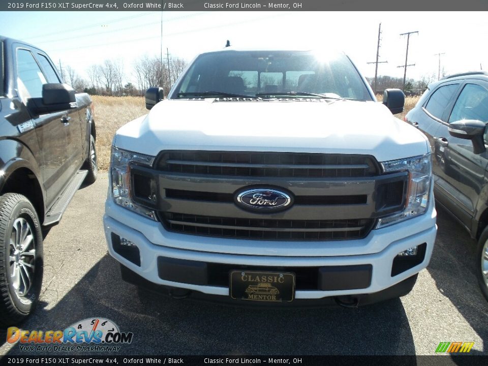 2019 Ford F150 XLT SuperCrew 4x4 Oxford White / Black Photo #2