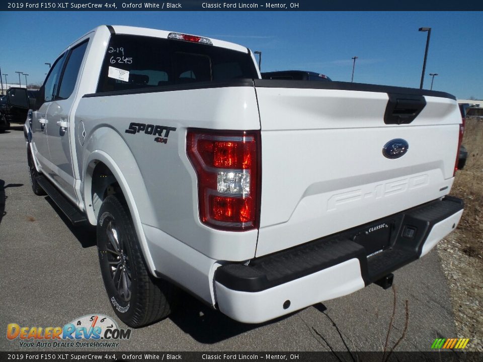 2019 Ford F150 XLT SuperCrew 4x4 Oxford White / Black Photo #3