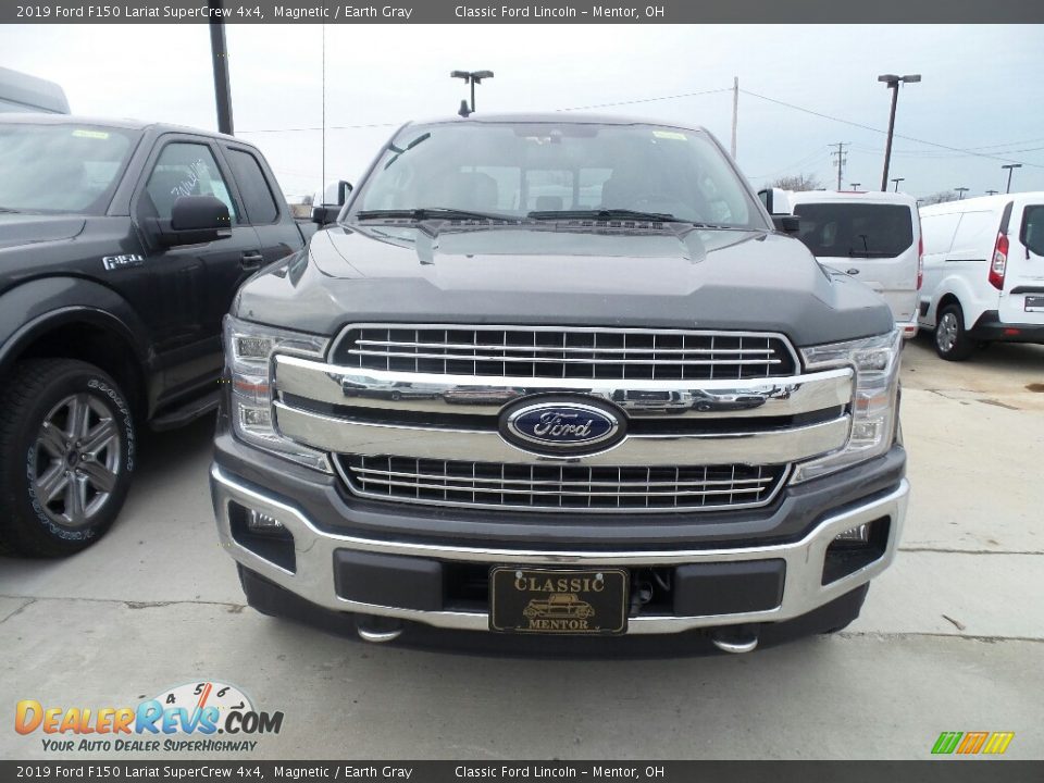 2019 Ford F150 Lariat SuperCrew 4x4 Magnetic / Earth Gray Photo #2