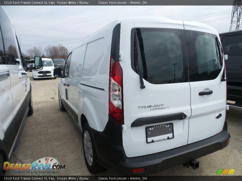 2019 Ford Transit Connect XL Van Frozen White / Ebony Photo #3