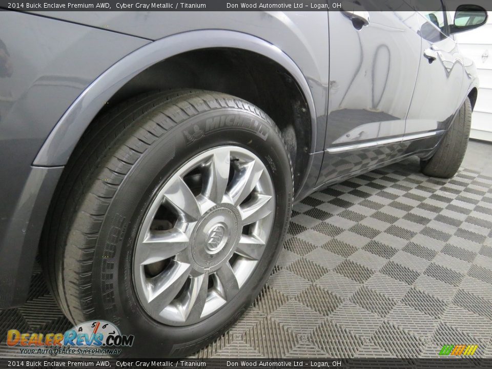 2014 Buick Enclave Premium AWD Cyber Gray Metallic / Titanium Photo #22