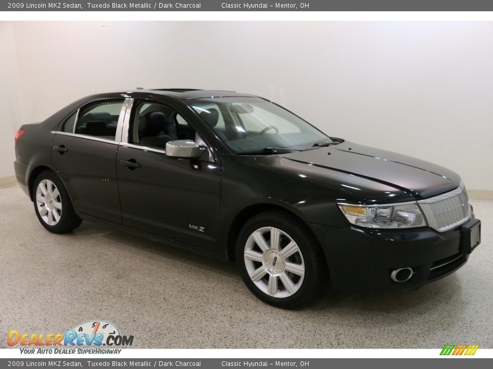 2009 Lincoln MKZ Sedan Tuxedo Black Metallic / Dark Charcoal Photo #1