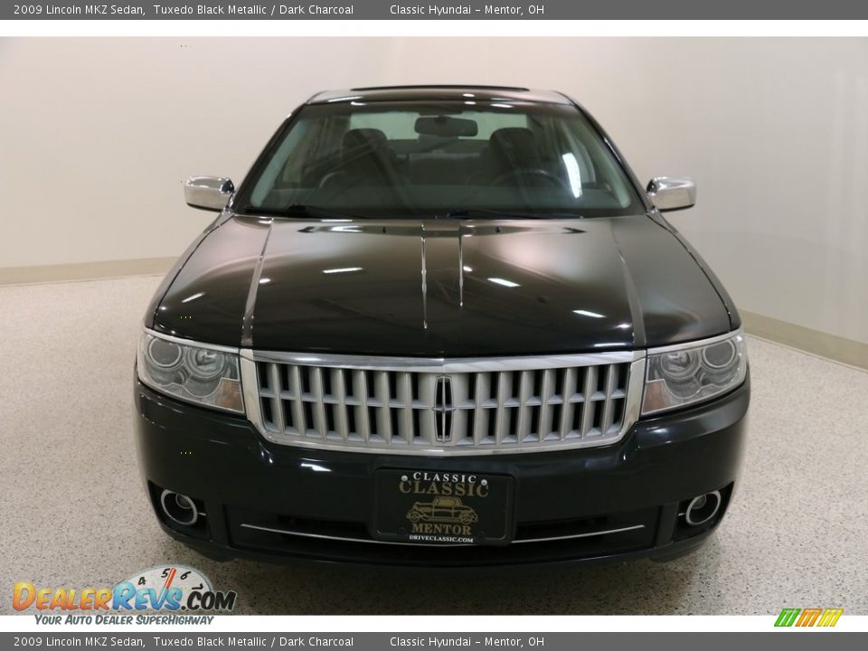 2009 Lincoln MKZ Sedan Tuxedo Black Metallic / Dark Charcoal Photo #2