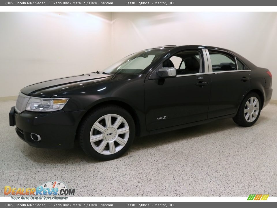 2009 Lincoln MKZ Sedan Tuxedo Black Metallic / Dark Charcoal Photo #3