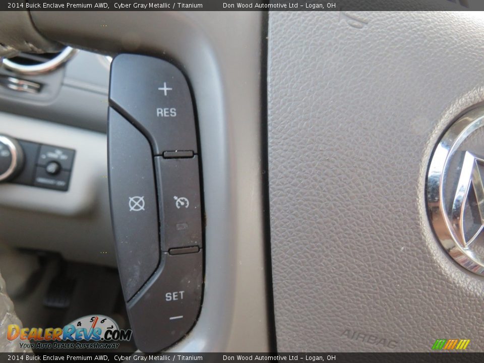 2014 Buick Enclave Premium AWD Cyber Gray Metallic / Titanium Photo #28