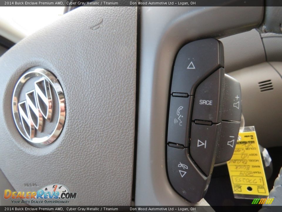 2014 Buick Enclave Premium AWD Cyber Gray Metallic / Titanium Photo #29