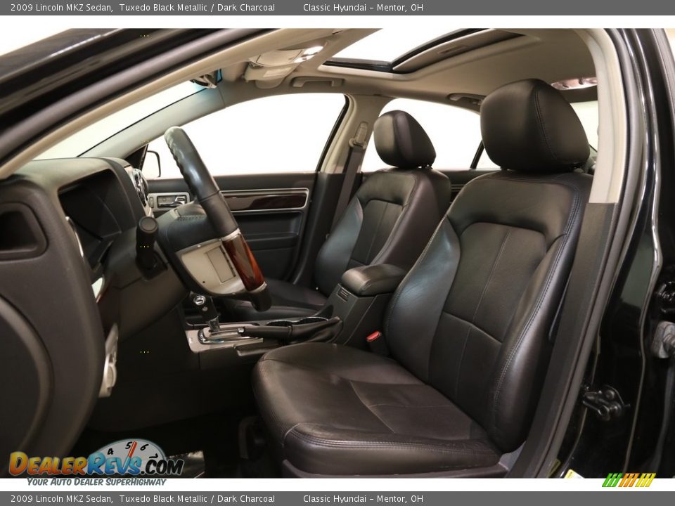 2009 Lincoln MKZ Sedan Tuxedo Black Metallic / Dark Charcoal Photo #6