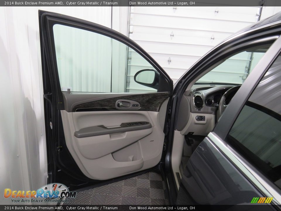 2014 Buick Enclave Premium AWD Cyber Gray Metallic / Titanium Photo #32