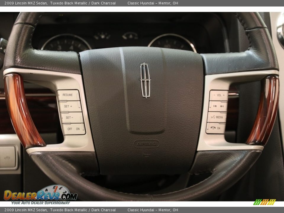 2009 Lincoln MKZ Sedan Tuxedo Black Metallic / Dark Charcoal Photo #8