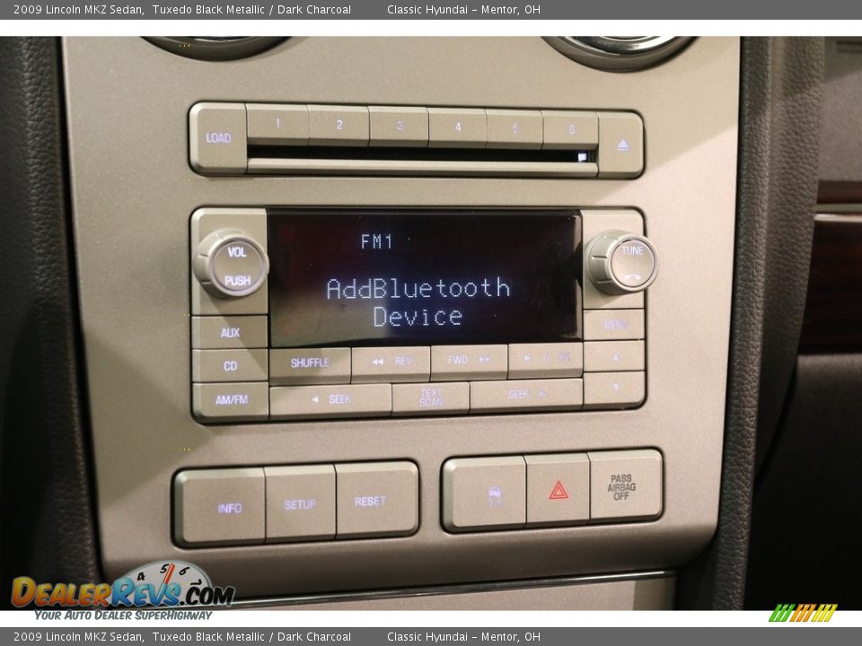 2009 Lincoln MKZ Sedan Tuxedo Black Metallic / Dark Charcoal Photo #12