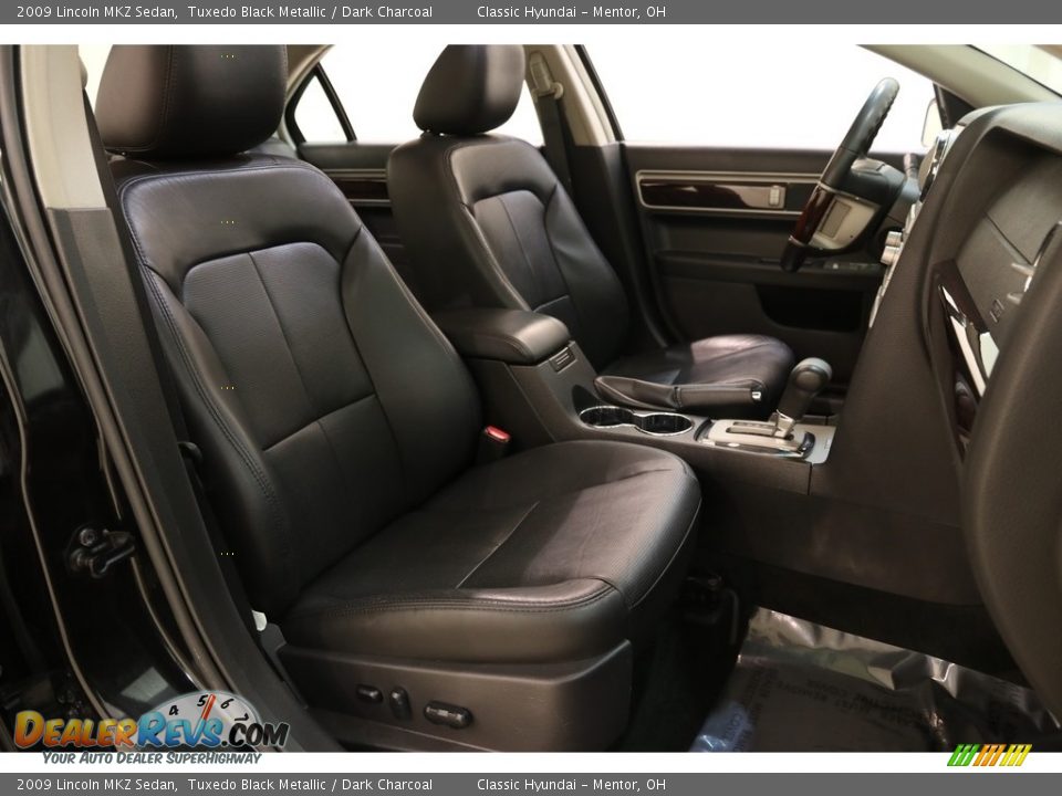 2009 Lincoln MKZ Sedan Tuxedo Black Metallic / Dark Charcoal Photo #16