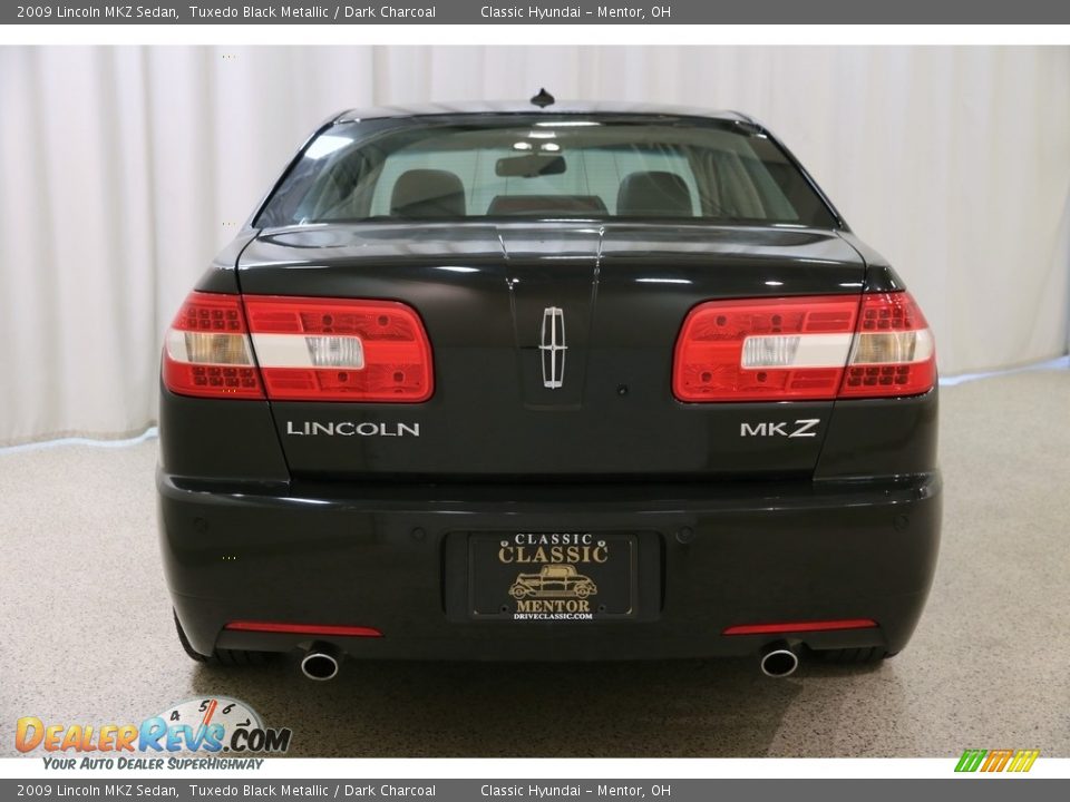 2009 Lincoln MKZ Sedan Tuxedo Black Metallic / Dark Charcoal Photo #20