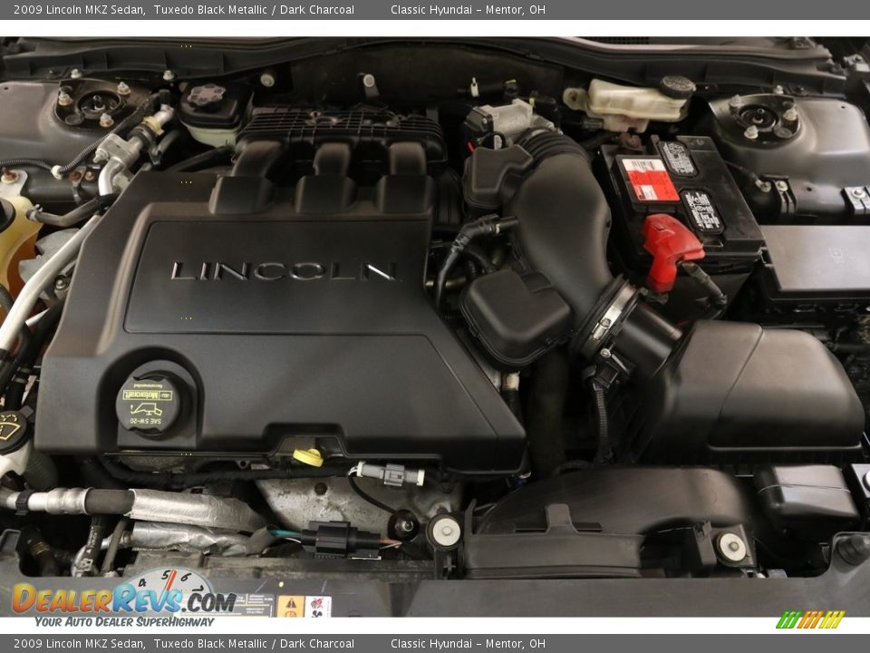 2009 Lincoln MKZ Sedan Tuxedo Black Metallic / Dark Charcoal Photo #21