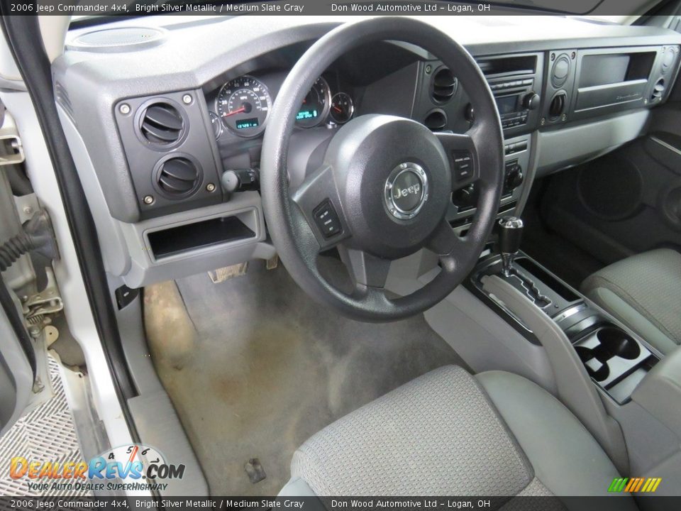 2006 Jeep Commander 4x4 Bright Silver Metallic / Medium Slate Gray Photo #21