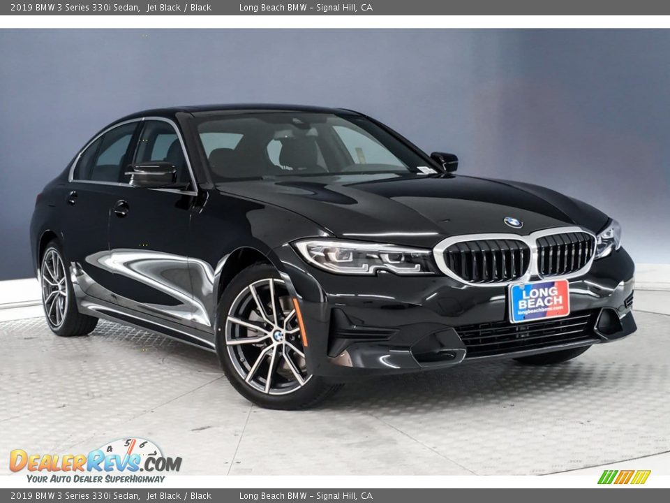 2019 BMW 3 Series 330i Sedan Jet Black / Black Photo #12