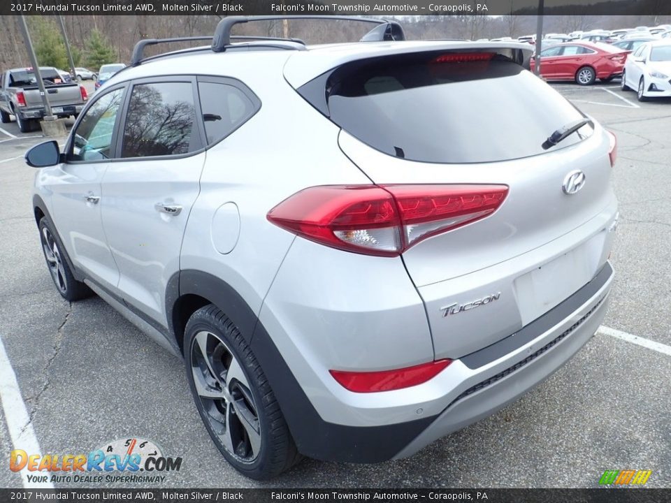 2017 Hyundai Tucson Limited AWD Molten Silver / Black Photo #2