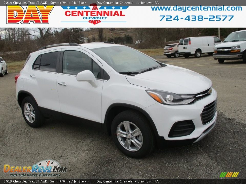 2019 Chevrolet Trax LT AWD Summit White / Jet Black Photo #1