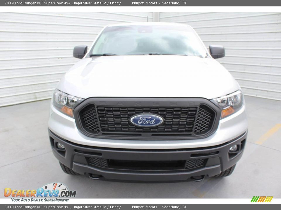 2019 Ford Ranger XLT SuperCrew 4x4 Ingot Silver Metallic / Ebony Photo #2