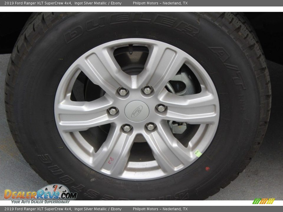 2019 Ford Ranger XLT SuperCrew 4x4 Ingot Silver Metallic / Ebony Photo #4