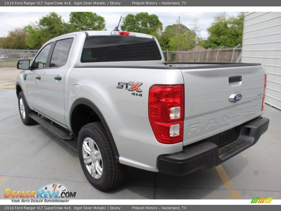 2019 Ford Ranger XLT SuperCrew 4x4 Ingot Silver Metallic / Ebony Photo #6