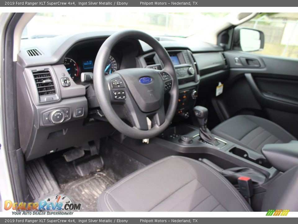 2019 Ford Ranger XLT SuperCrew 4x4 Ingot Silver Metallic / Ebony Photo #9