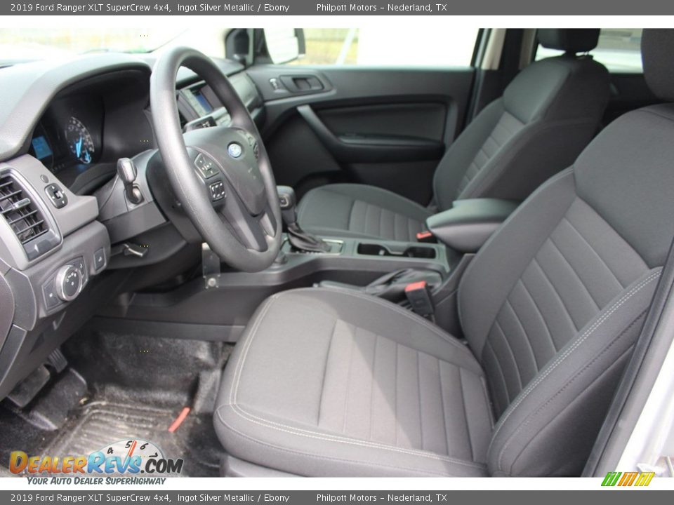 2019 Ford Ranger XLT SuperCrew 4x4 Ingot Silver Metallic / Ebony Photo #10