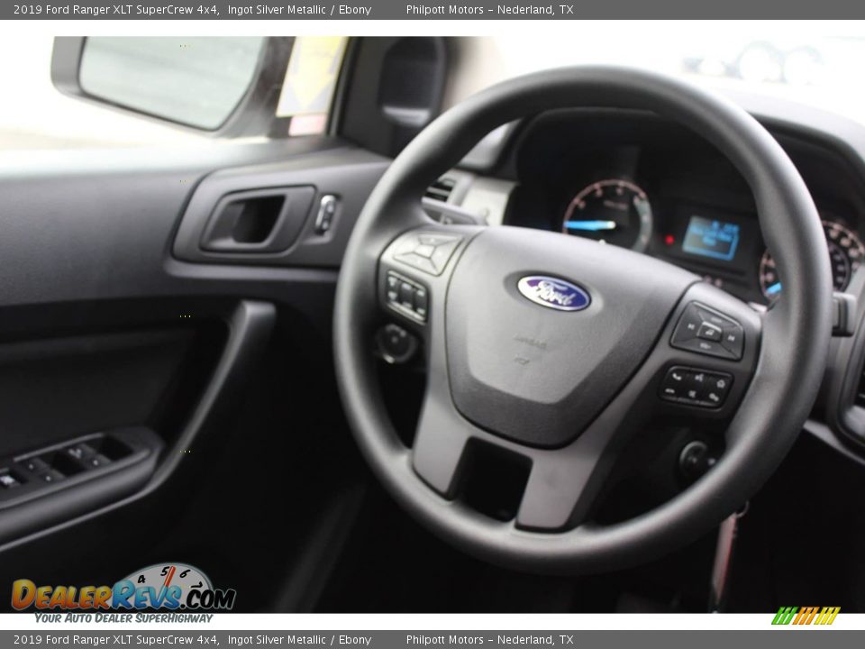 2019 Ford Ranger XLT SuperCrew 4x4 Ingot Silver Metallic / Ebony Photo #26