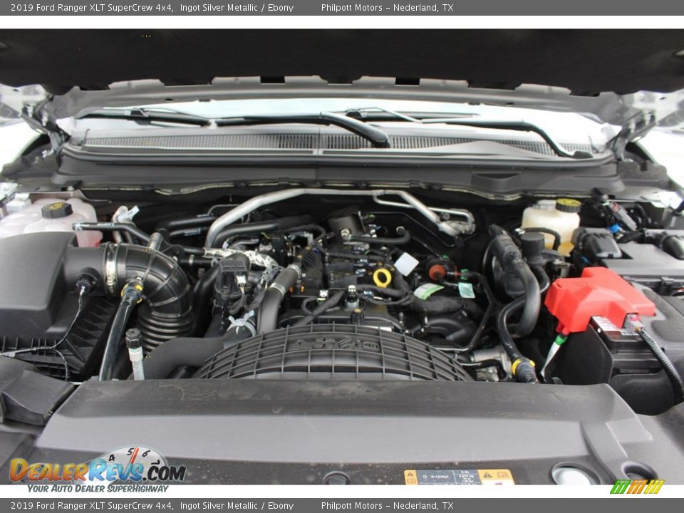 2019 Ford Ranger XLT SuperCrew 4x4 Ingot Silver Metallic / Ebony Photo #28