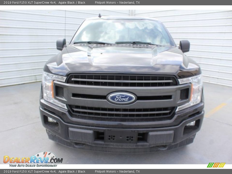 2019 Ford F150 XLT SuperCrew 4x4 Agate Black / Black Photo #2