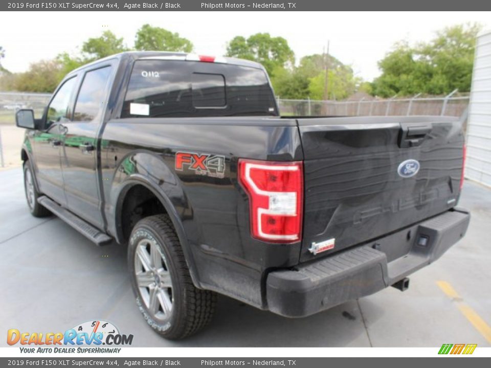 2019 Ford F150 XLT SuperCrew 4x4 Agate Black / Black Photo #6