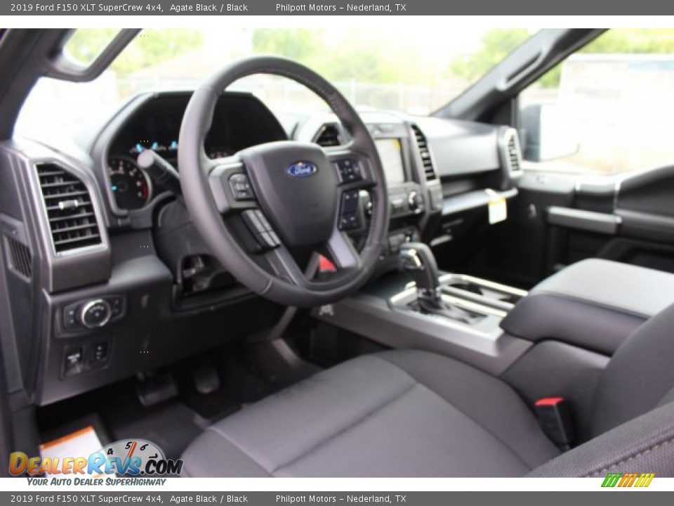 2019 Ford F150 XLT SuperCrew 4x4 Agate Black / Black Photo #11