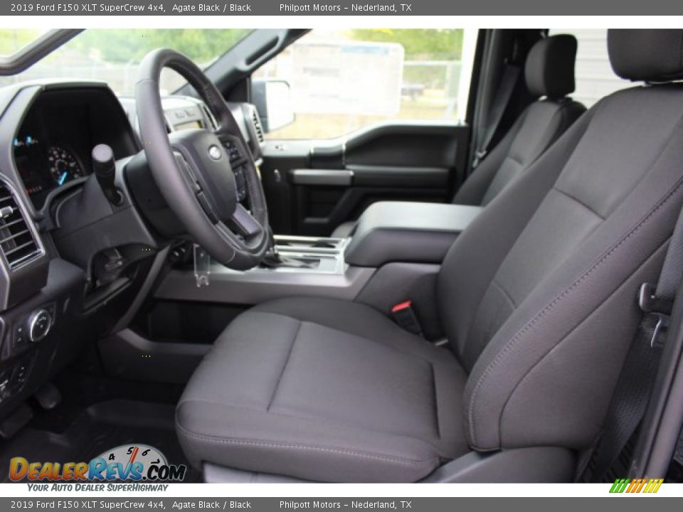 2019 Ford F150 XLT SuperCrew 4x4 Agate Black / Black Photo #12