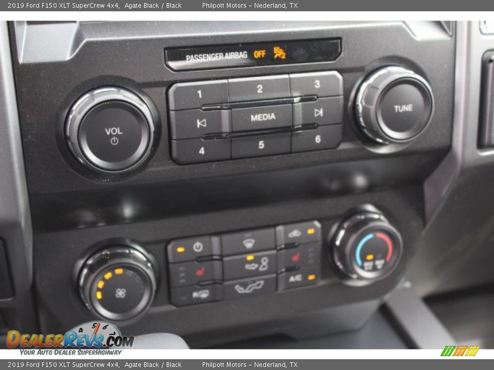 2019 Ford F150 XLT SuperCrew 4x4 Agate Black / Black Photo #16
