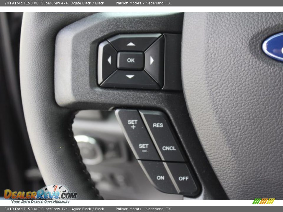 2019 Ford F150 XLT SuperCrew 4x4 Agate Black / Black Photo #20