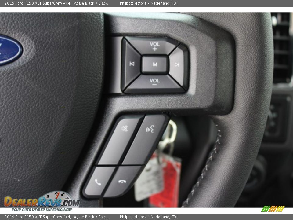 2019 Ford F150 XLT SuperCrew 4x4 Agate Black / Black Photo #21