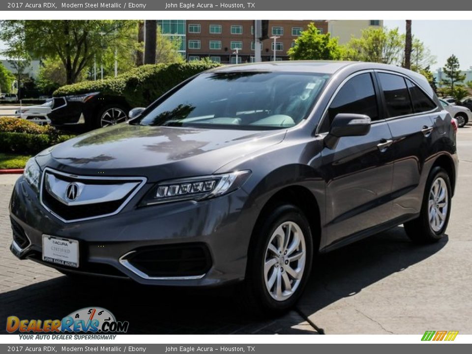 2017 Acura RDX Modern Steel Metallic / Ebony Photo #3