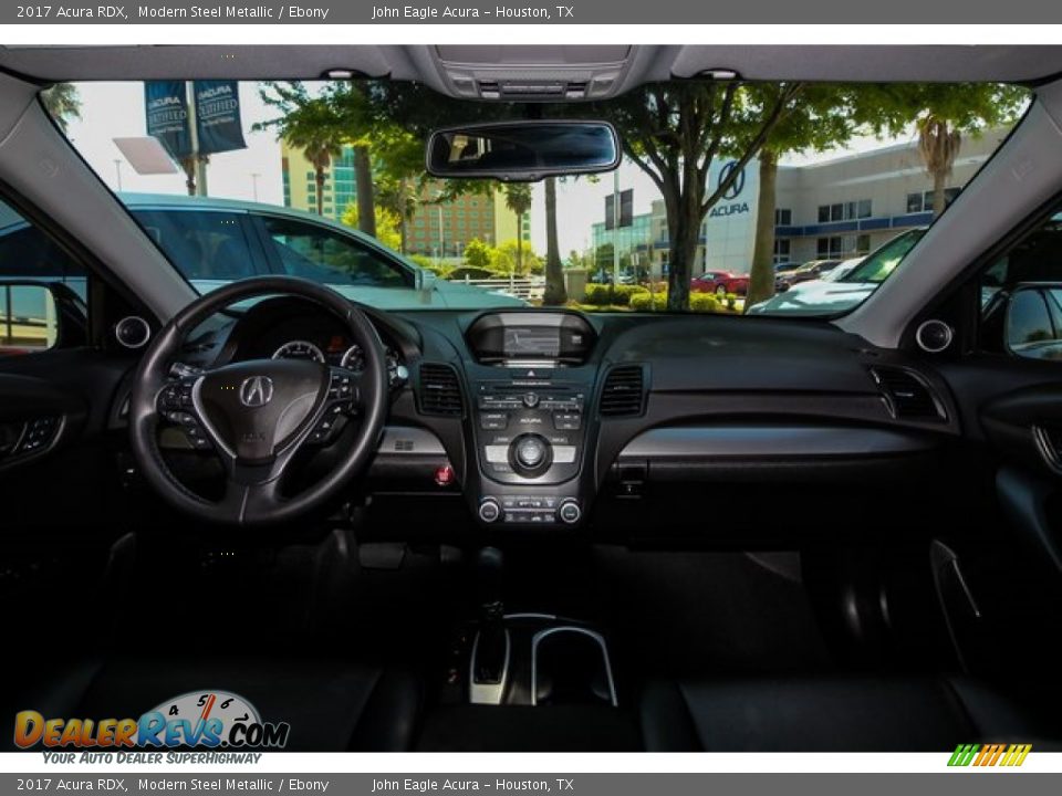2017 Acura RDX Modern Steel Metallic / Ebony Photo #9