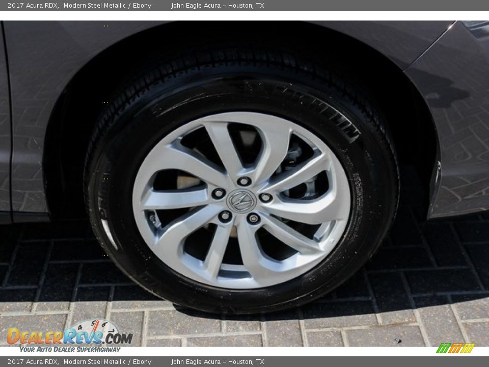 2017 Acura RDX Modern Steel Metallic / Ebony Photo #10