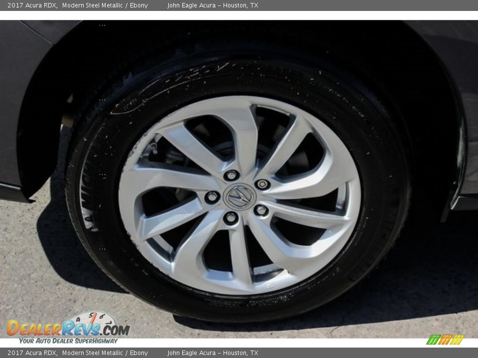 2017 Acura RDX Modern Steel Metallic / Ebony Photo #11
