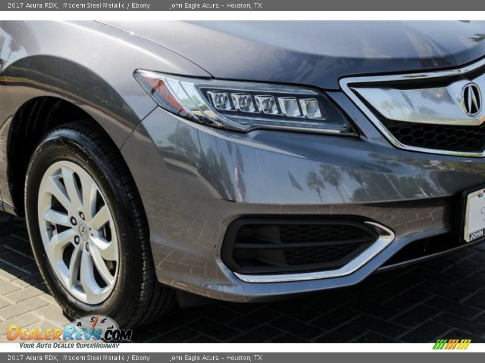 2017 Acura RDX Modern Steel Metallic / Ebony Photo #12