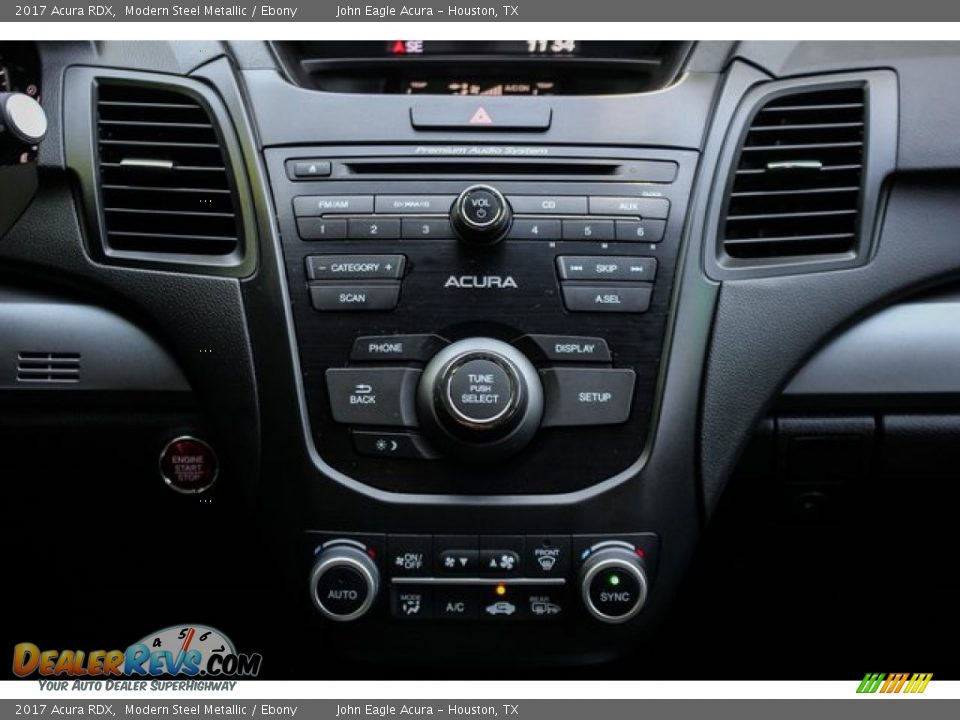 2017 Acura RDX Modern Steel Metallic / Ebony Photo #30