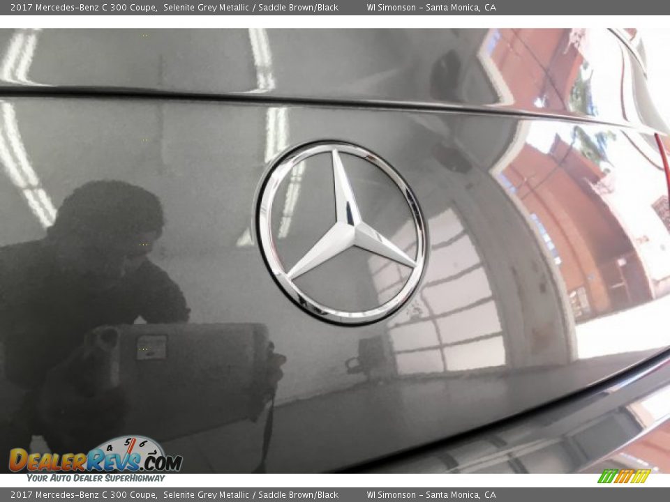 2017 Mercedes-Benz C 300 Coupe Selenite Grey Metallic / Saddle Brown/Black Photo #28