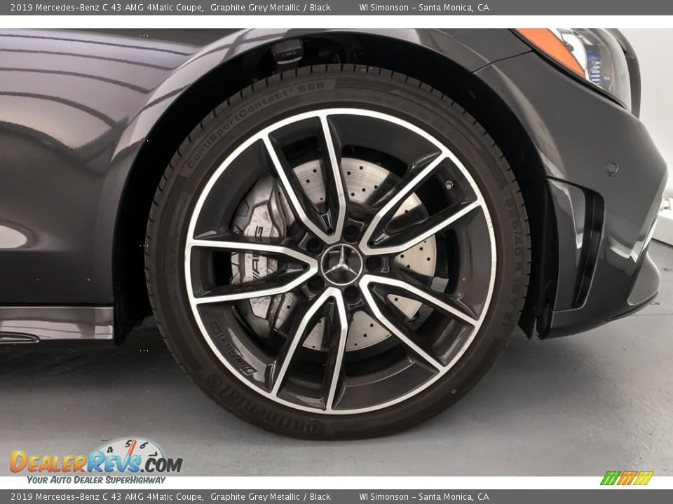 2019 Mercedes-Benz C 43 AMG 4Matic Coupe Graphite Grey Metallic / Black Photo #9