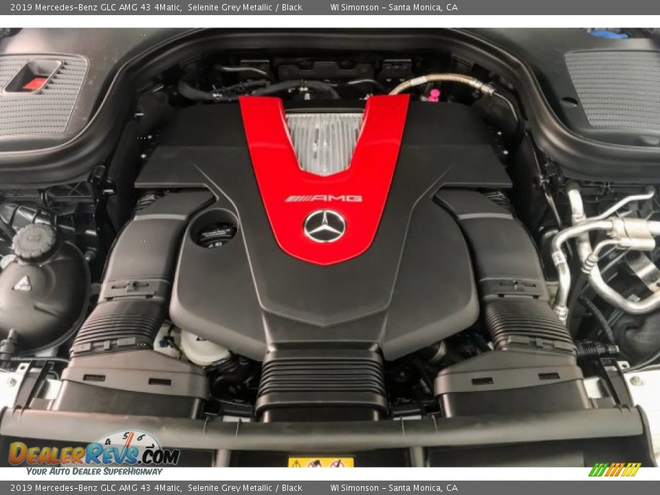 2019 Mercedes-Benz GLC AMG 43 4Matic 3.0 Liter AMG biturbo DOHC 24-Valve VVT V6 Engine Photo #8