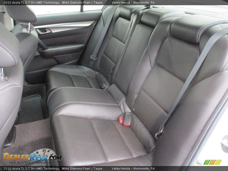 2010 Acura TL 3.7 SH-AWD Technology White Diamond Pearl / Taupe Photo #13