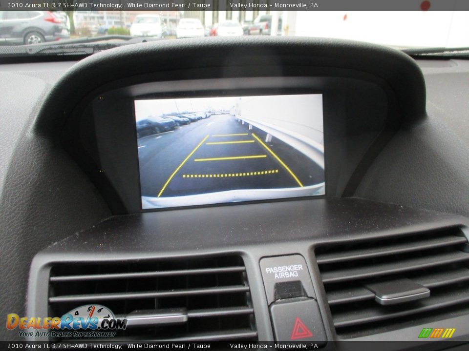 2010 Acura TL 3.7 SH-AWD Technology White Diamond Pearl / Taupe Photo #17