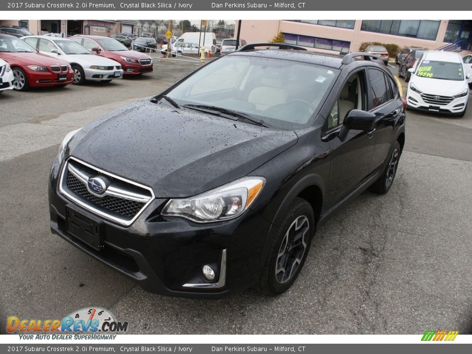 2017 Subaru Crosstrek 2.0i Premium Crystal Black Silica / Ivory Photo #1