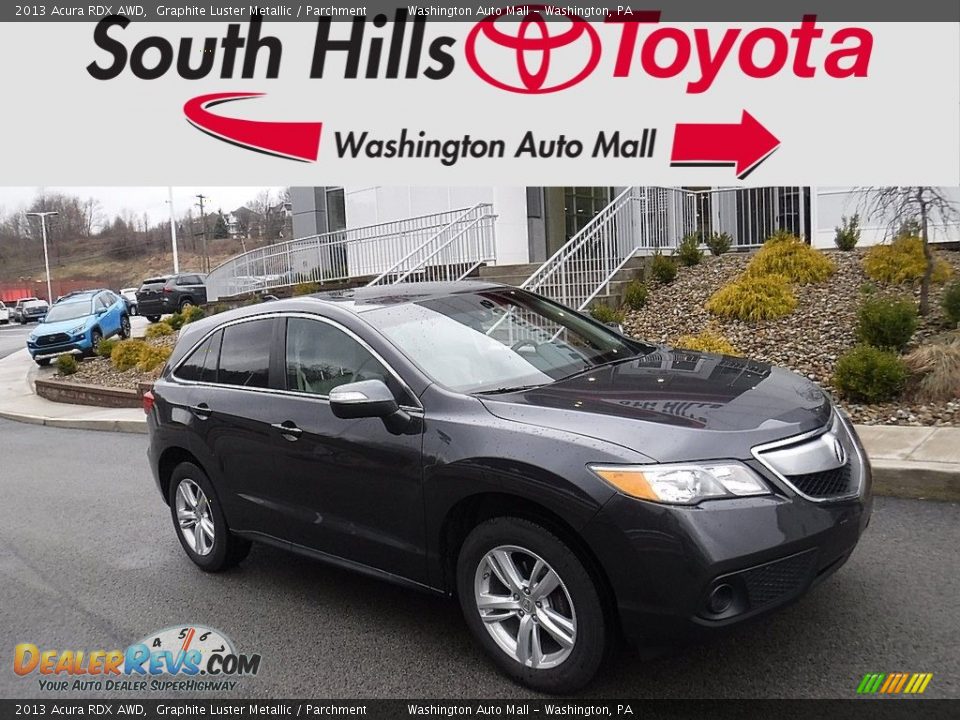 2013 Acura RDX AWD Graphite Luster Metallic / Parchment Photo #1