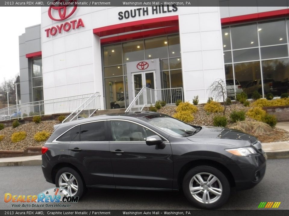 2013 Acura RDX AWD Graphite Luster Metallic / Parchment Photo #2