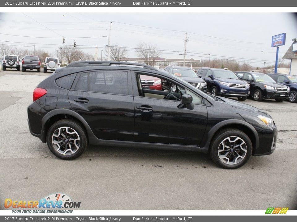 2017 Subaru Crosstrek 2.0i Premium Crystal Black Silica / Ivory Photo #4